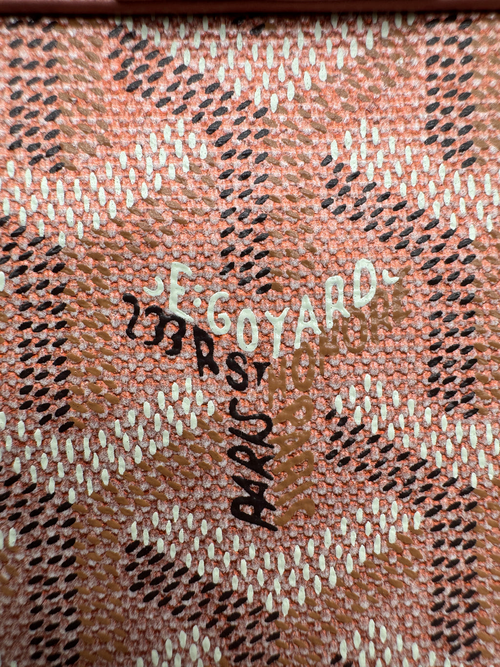 Goyard Saïgon Structuré Nano Multicoloured Pink Metallic Goyardine Palladium Hardware