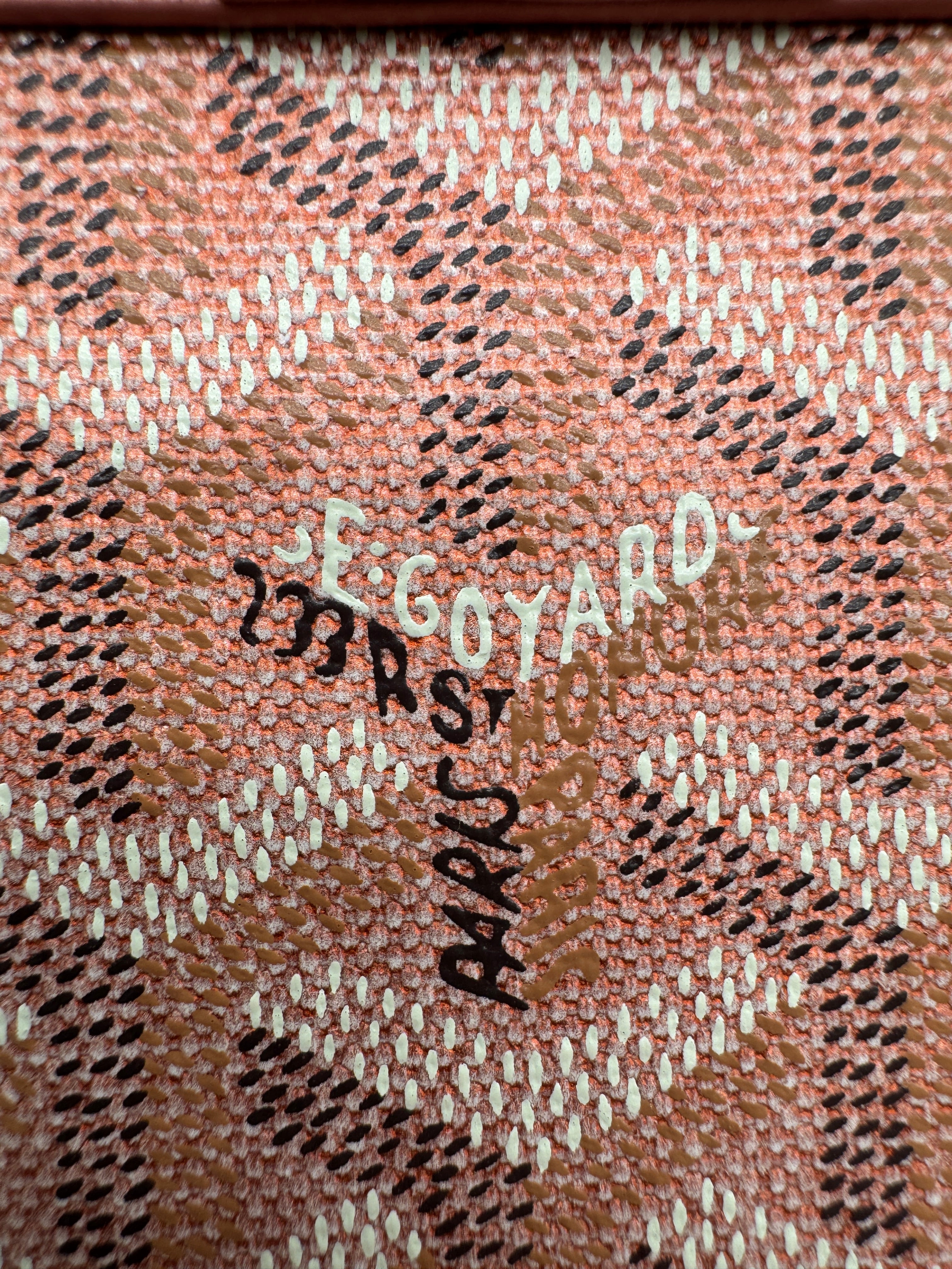Goyard Saïgon Structuré Nano Multicoloured Pink Metallic Goyardine Palladium Hardware