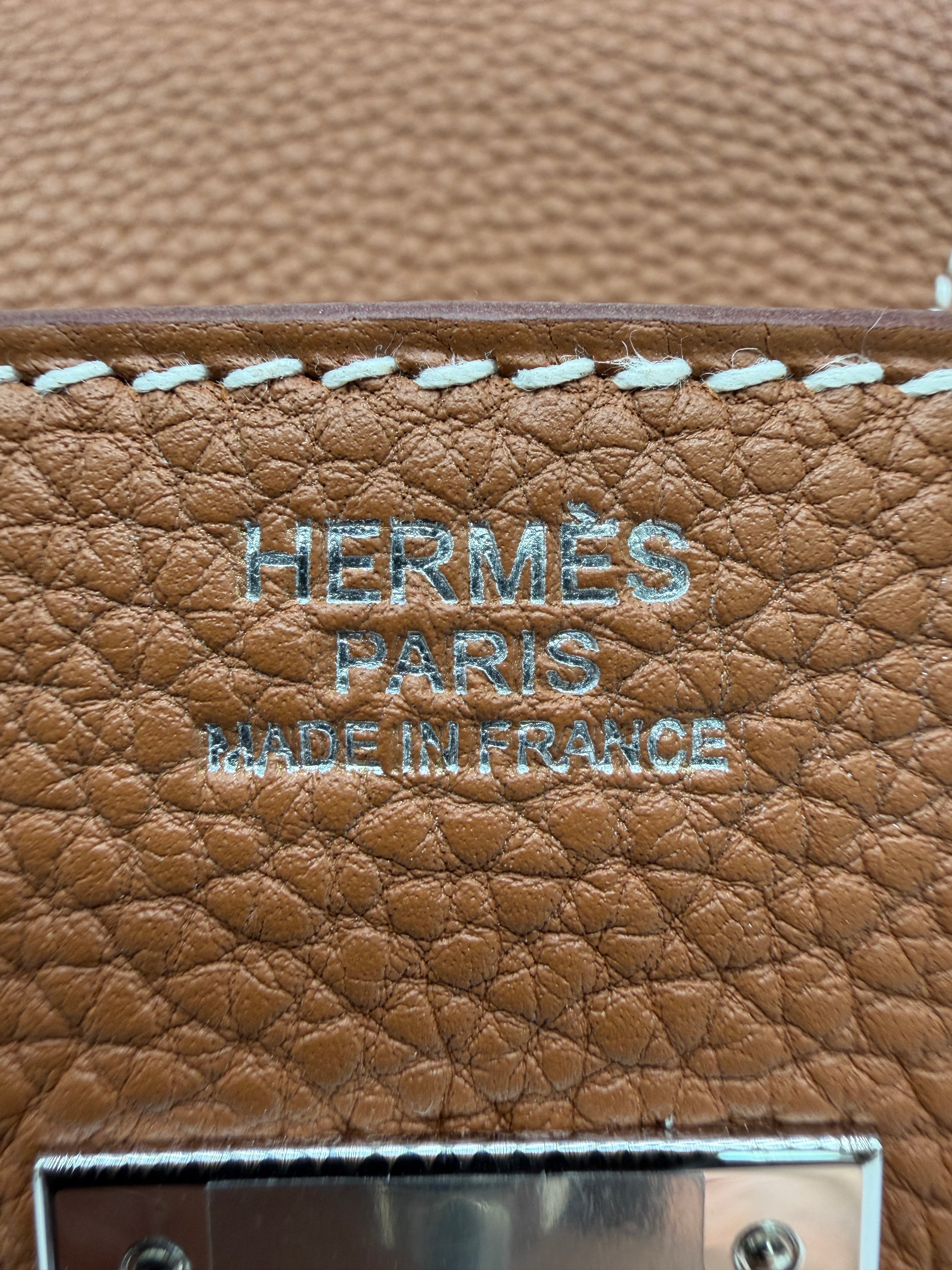 Hermès Birkin 30 Gold Togo Palladium Hardware