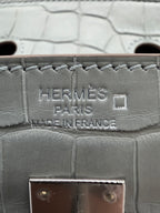 Hermès Birkin 25 Gris Perle Matt Alligator Palladium Hardware