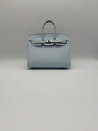 Hermès B25 Blue Brume Epsom Palladium Hardware
