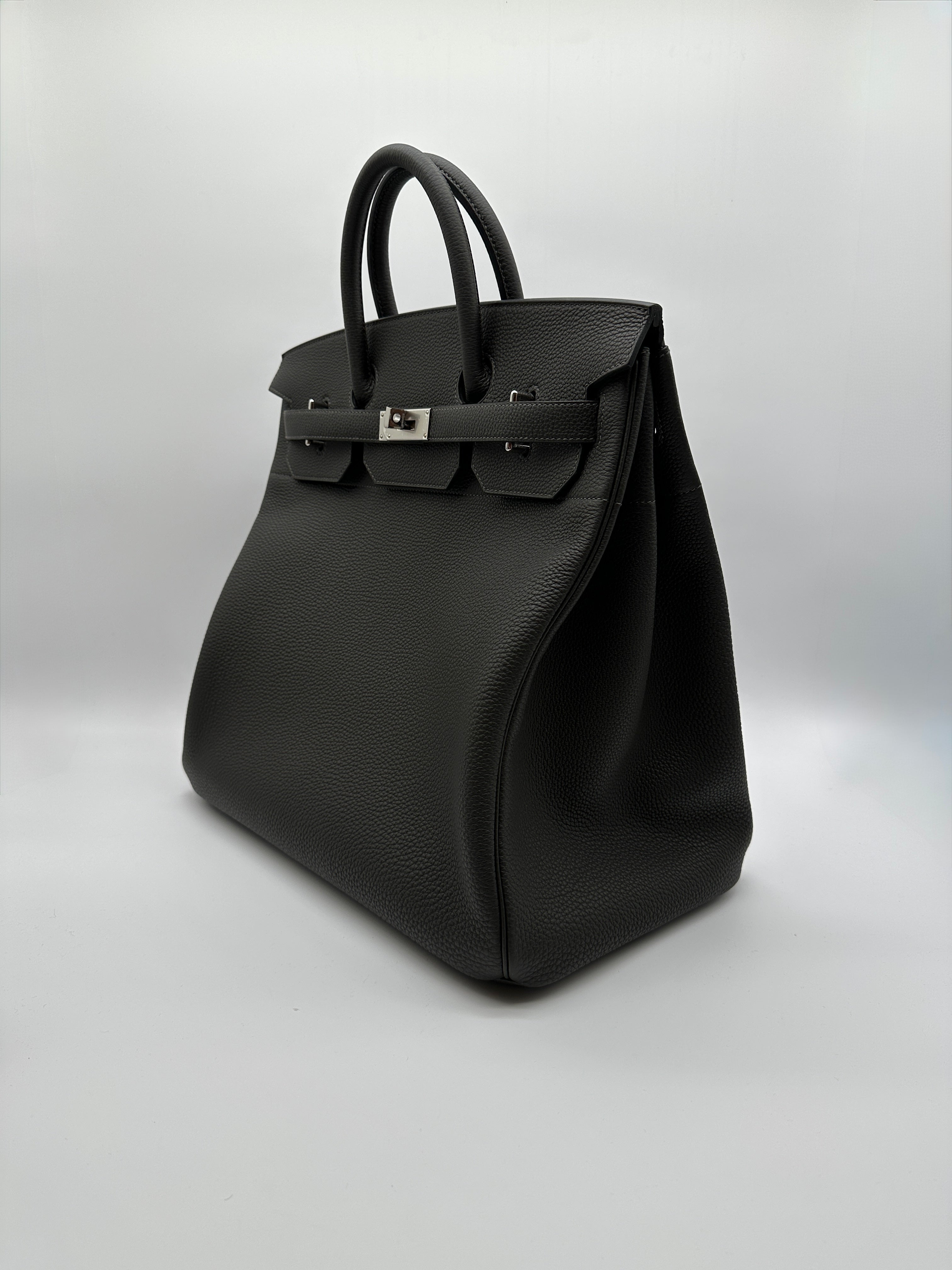 Hermès Haut à Courroies Dark Bronze Togo 40 Palladium Hardware