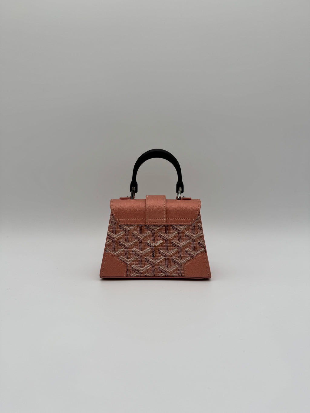 Goyard Saïgon Structuré Nano Multicoloured Pink Metallic Goyardine Palladium Hardware