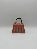Goyard Saïgon Structuré Nano Multicoloured Pink Metallic Goyardine Palladium Hardware