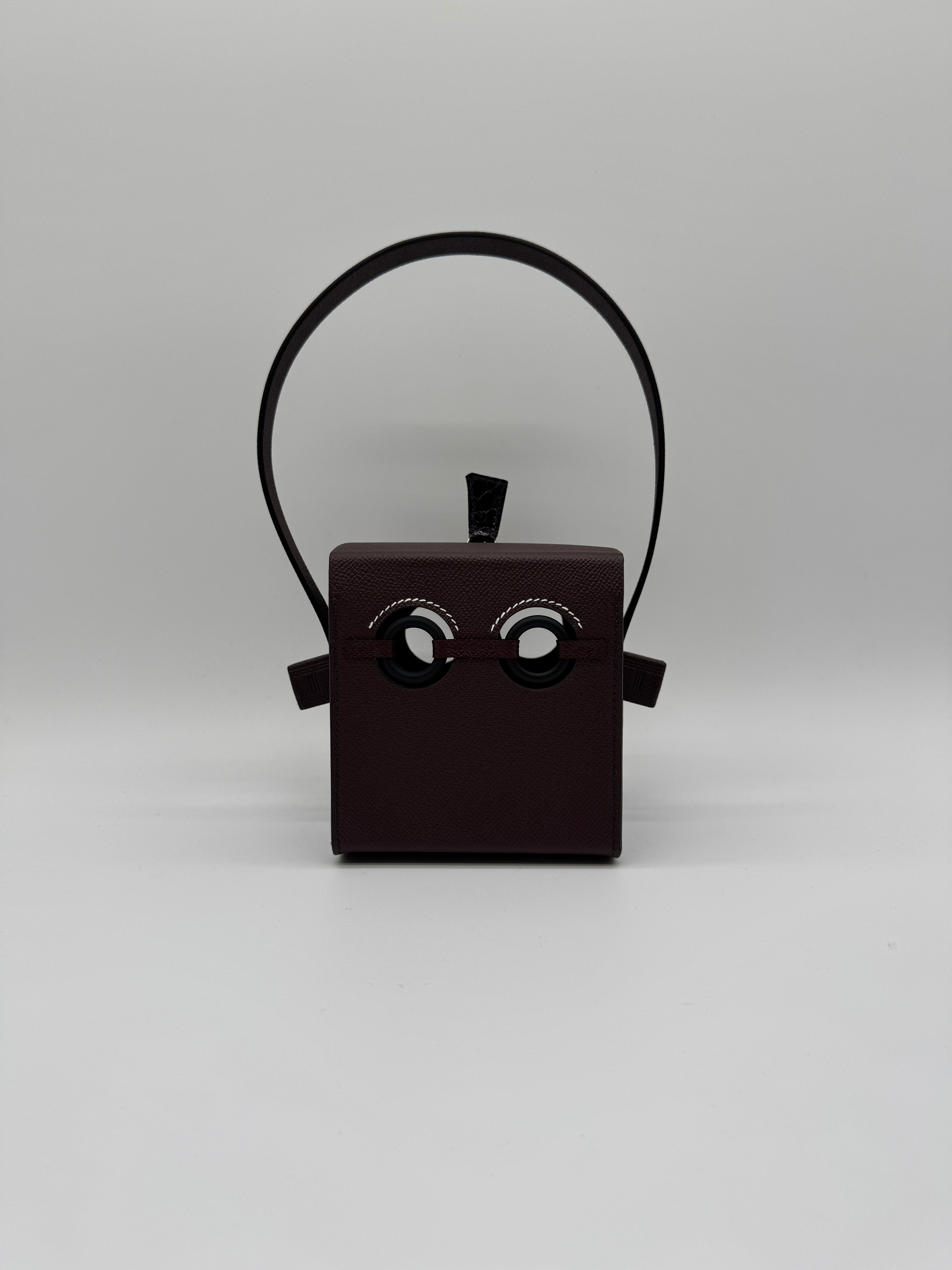 Hermès Petit H robot rouge sellier - cassis