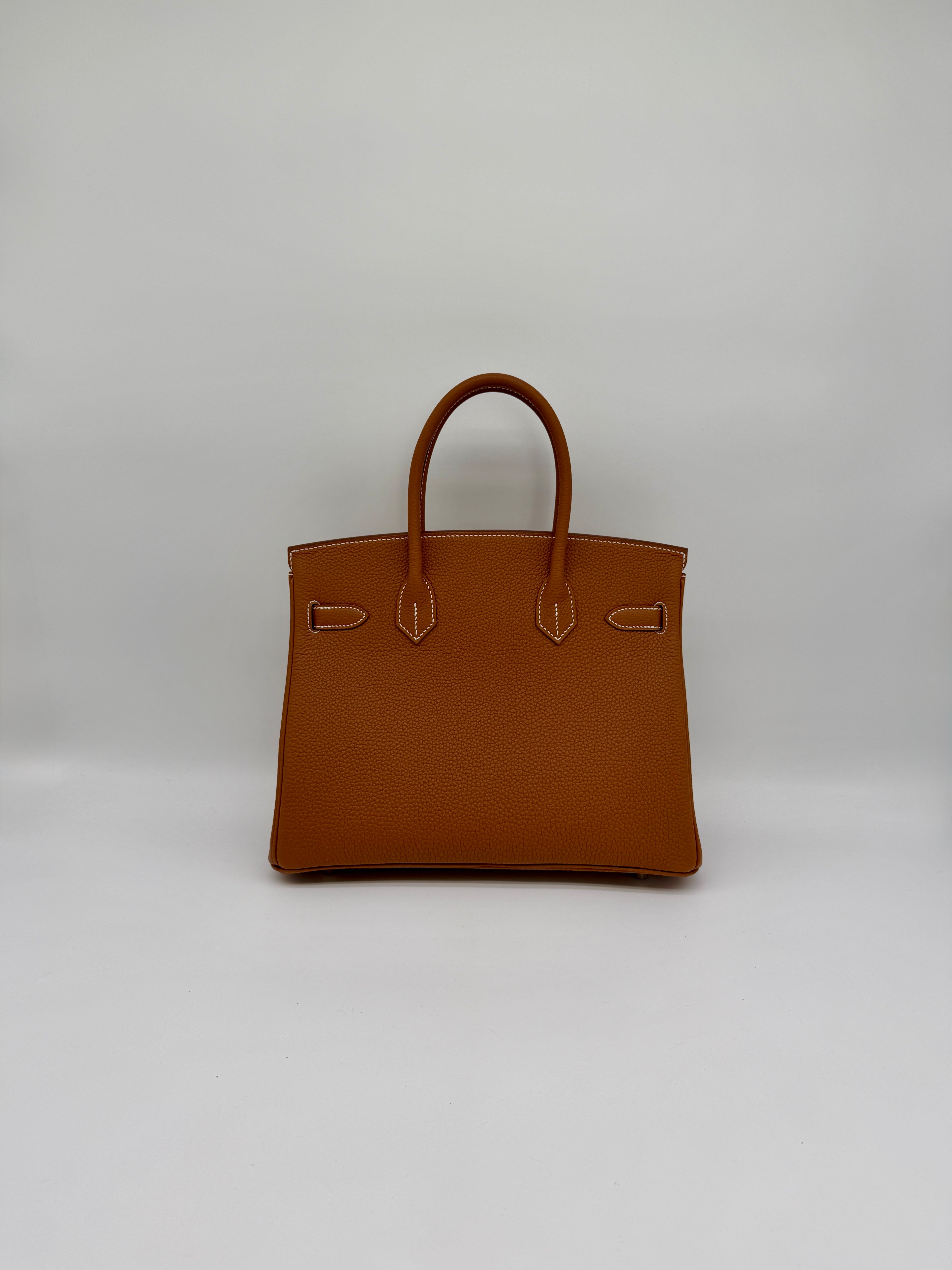 Hermès Birkin 30 Gold Togo Palladium Hardware