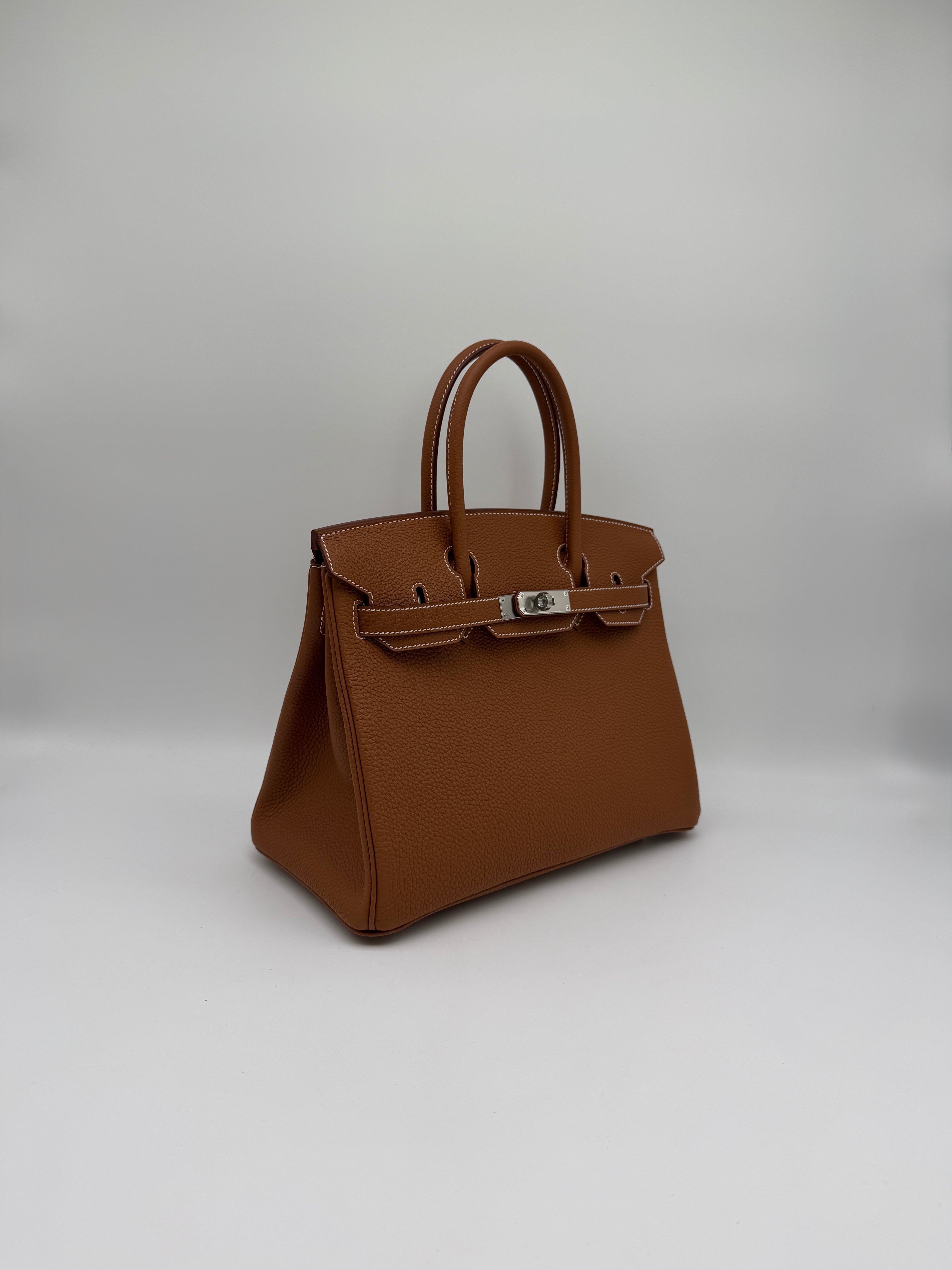 Hermès Birkin 30 Gold Togo Palladium Hardware