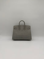 Hermès Birkin 25 Gris Perle Matt Alligator Palladium Hardware