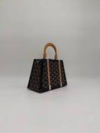Goyard Saïgon Mini Trunk Bag Black Palladium Hardware