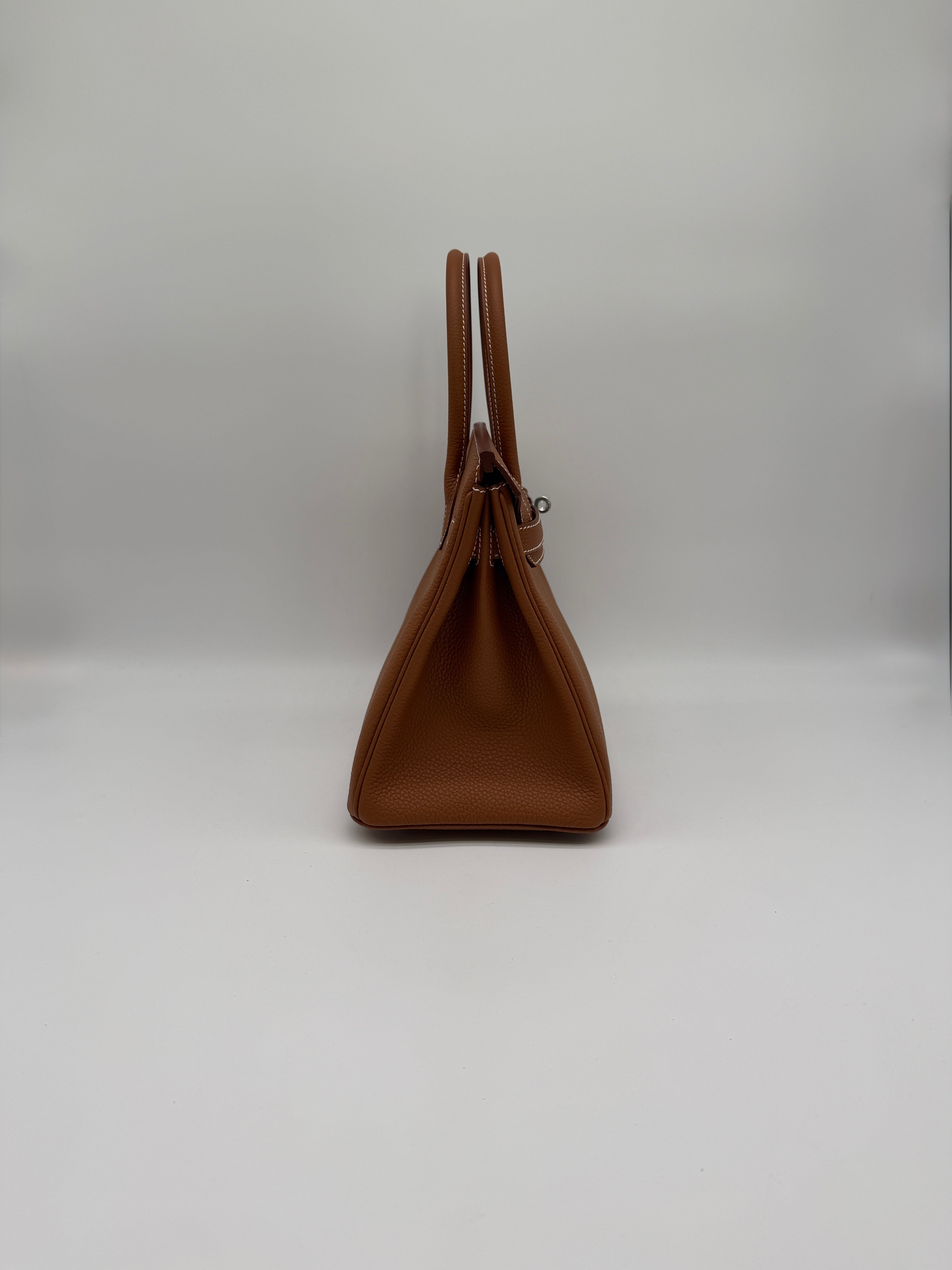 Hermès Birkin 30 Gold Togo Palladium Hardware