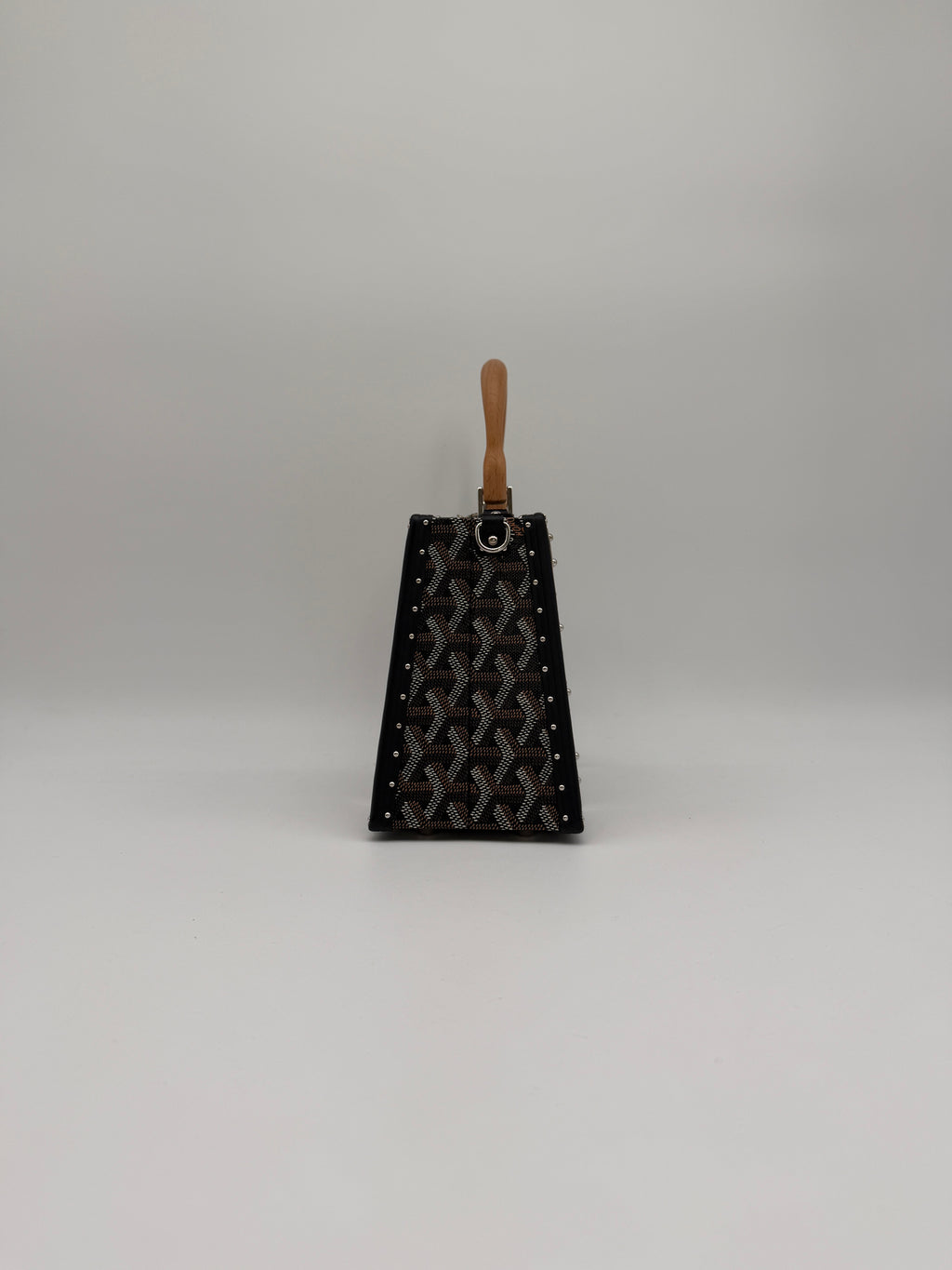 Goyard Saïgon Mini Trunk Bag Black Palladium Hardware