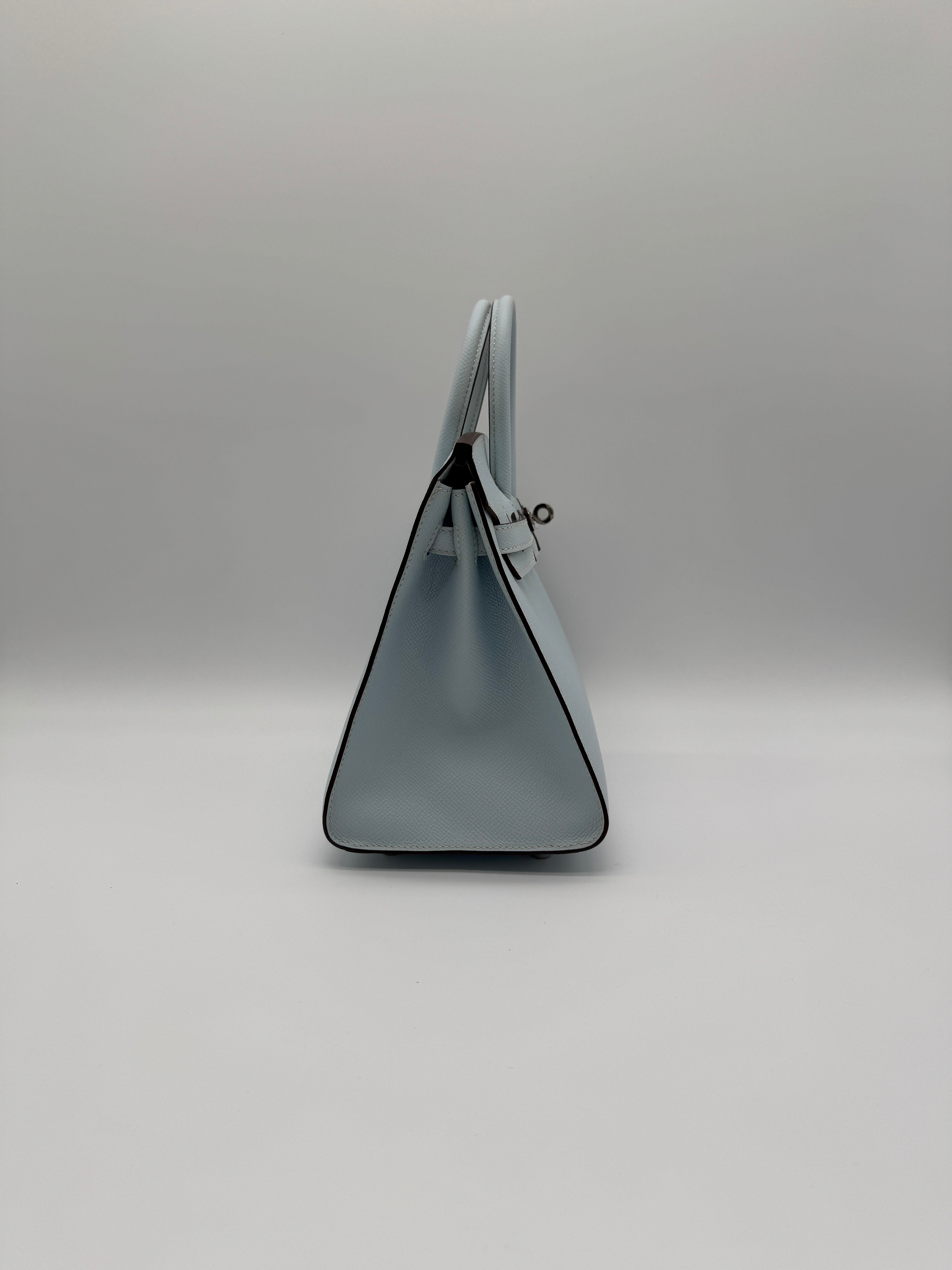 Hermès B25 Blue Brume Epsom Palladium Hardware