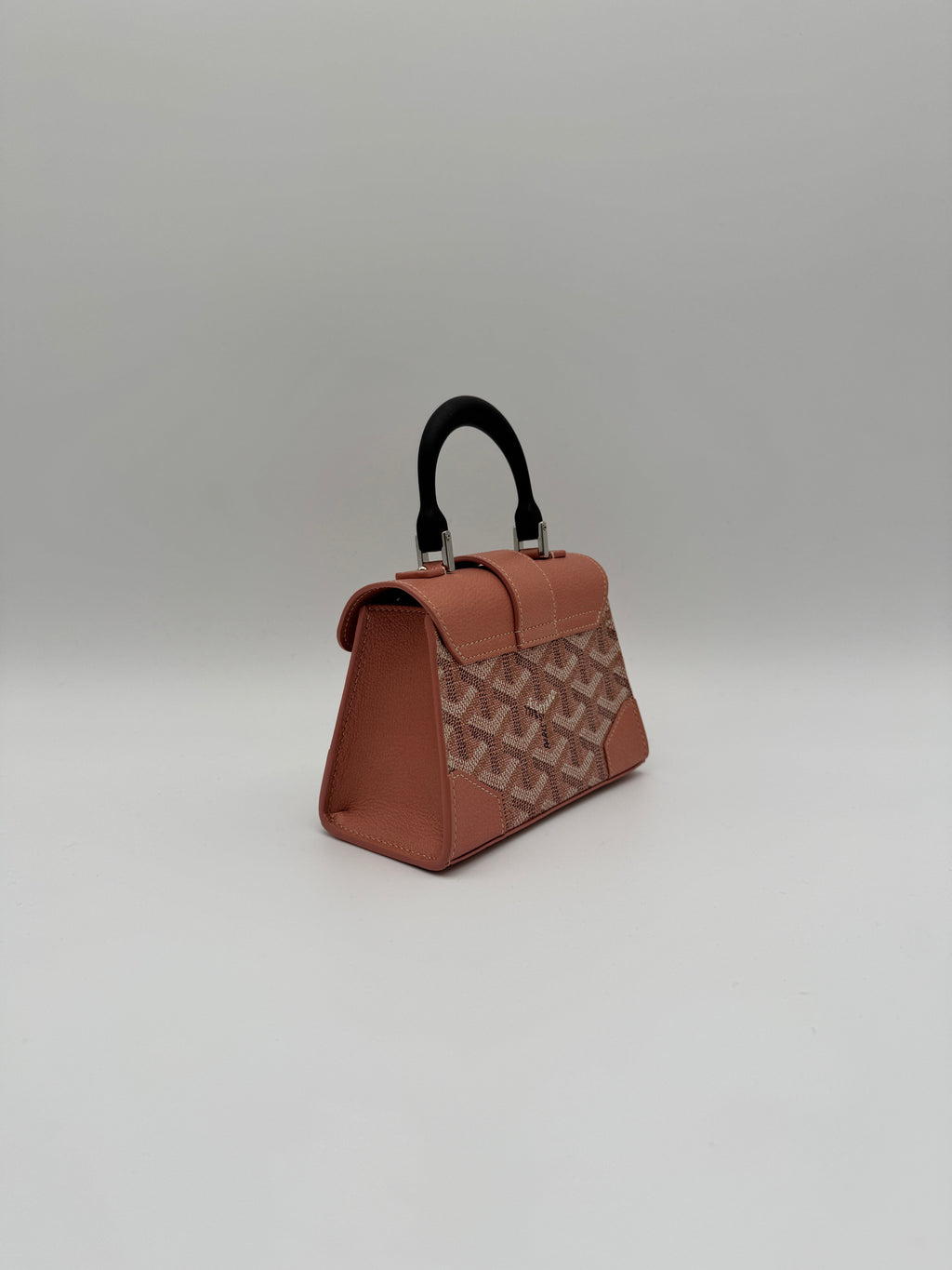 Goyard Saïgon Structuré Nano Multicoloured Pink Metallic Goyardine Palladium Hardware