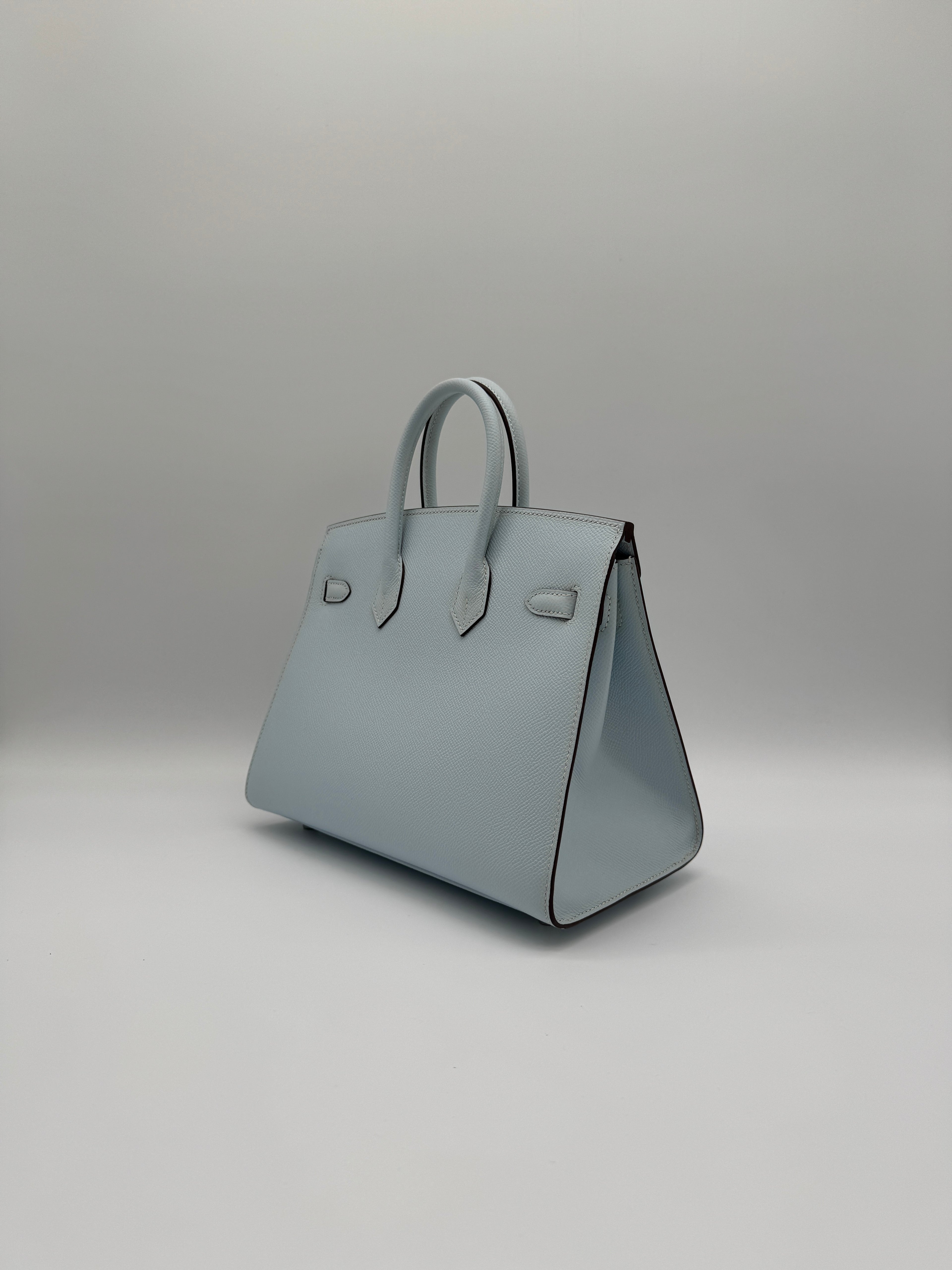 Hermès B25 Blue Brume Epsom Palladium Hardware