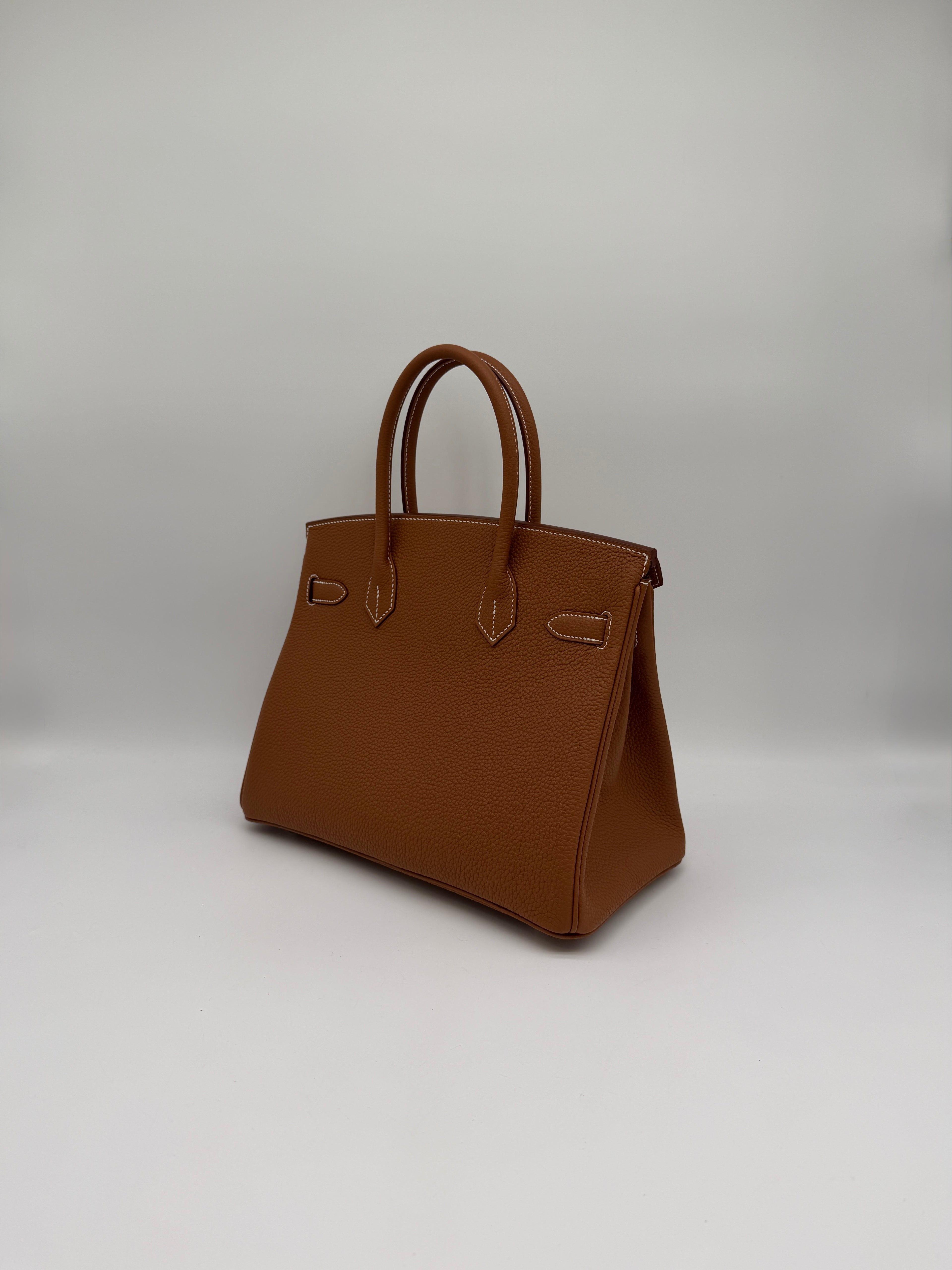 Hermès Birkin 30 Gold Togo Palladium Hardware