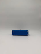 Hermès Mini Kelly Bleu Hydra Epsom Palladium Hardware