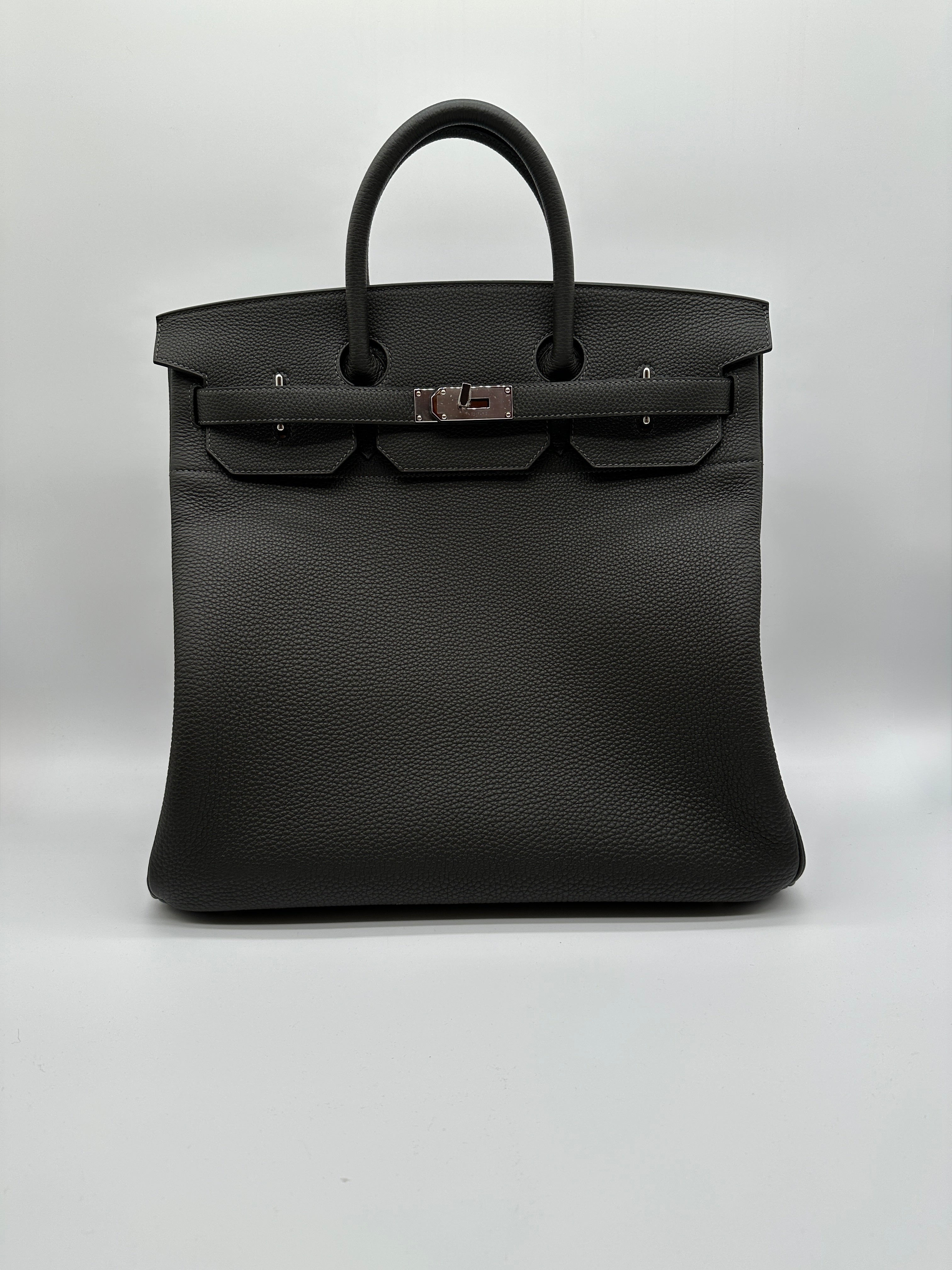 Hermès Haut à Courroies Dark Bronze Togo 40 Palladium Hardware