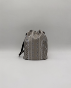 Hermès Lassoie Hermès bag Silk - Swift Gris Perle - Moka Palladium Hardware