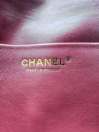 Chanel Maxi Flap Bag 38.5 Black Grained Calfskin Gold-Tone Metal