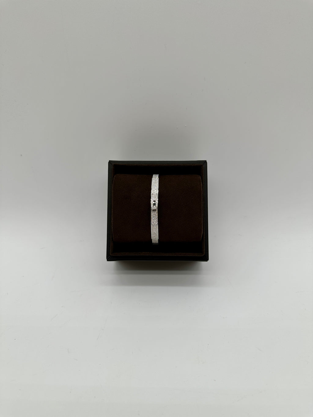 Hermès Kelly Bracelet Full Pavé White Gold