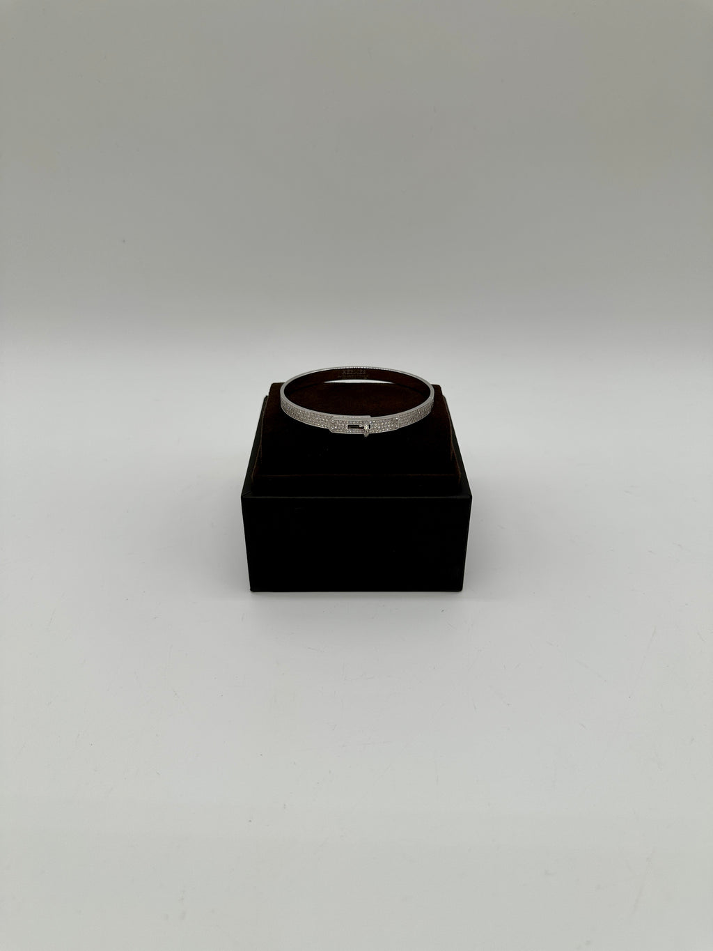 Hermès Kelly Bracelet Full Pavé White Gold