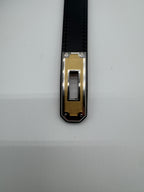 Hermès Kelly Splas'H 18 Belt Black Box Leather Palladium Hardware
