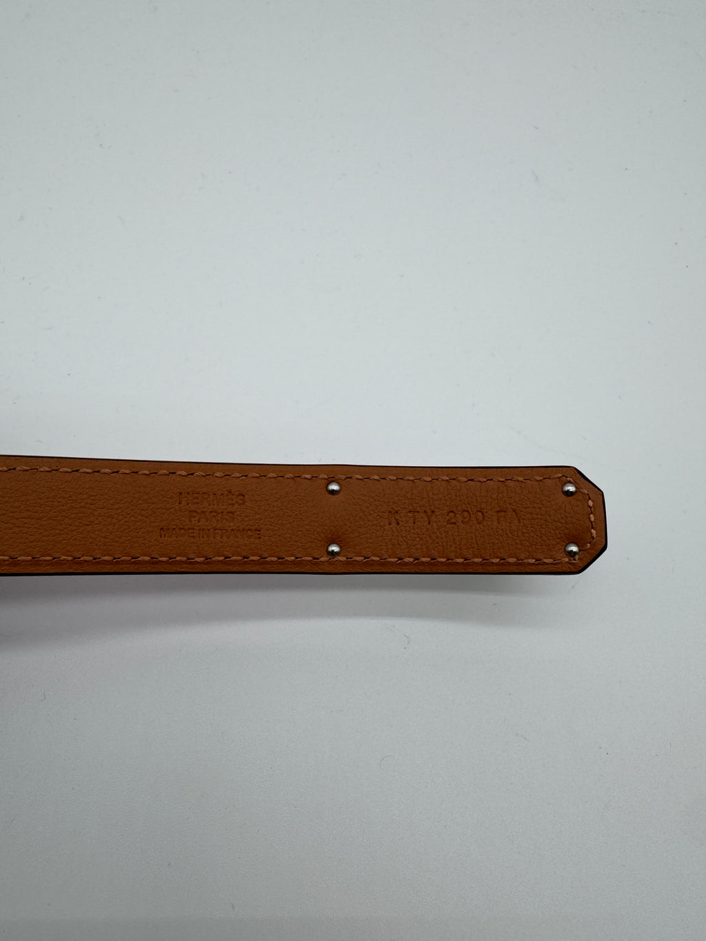 Hermès Kelly 18 Belt Mauve Sylvester Epsom  Palladium Hardware