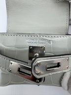 Hermès Kellyfestival charm Alligator Missi Mat Palladium Hardware