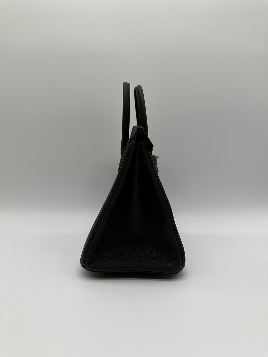 Hermès Birkin 25 Bai Brun Togo Permabrass Hardware