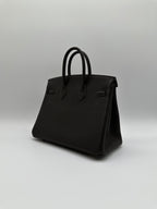 Hermès Birkin 25 Bai Brun Togo Permabrass Hardware