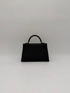 Hermès Mini Kelly Black/ Gold Epsom Palladium Hardware