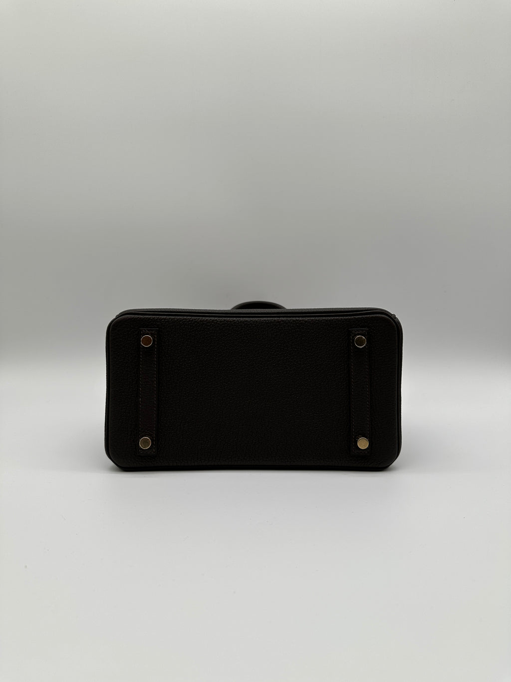 Hermès Birkin 25 Bai Brun Togo Permabrass Hardware