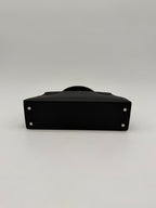 Hermès Mini Kelly Black/ Gold Epsom Palladium Hardware