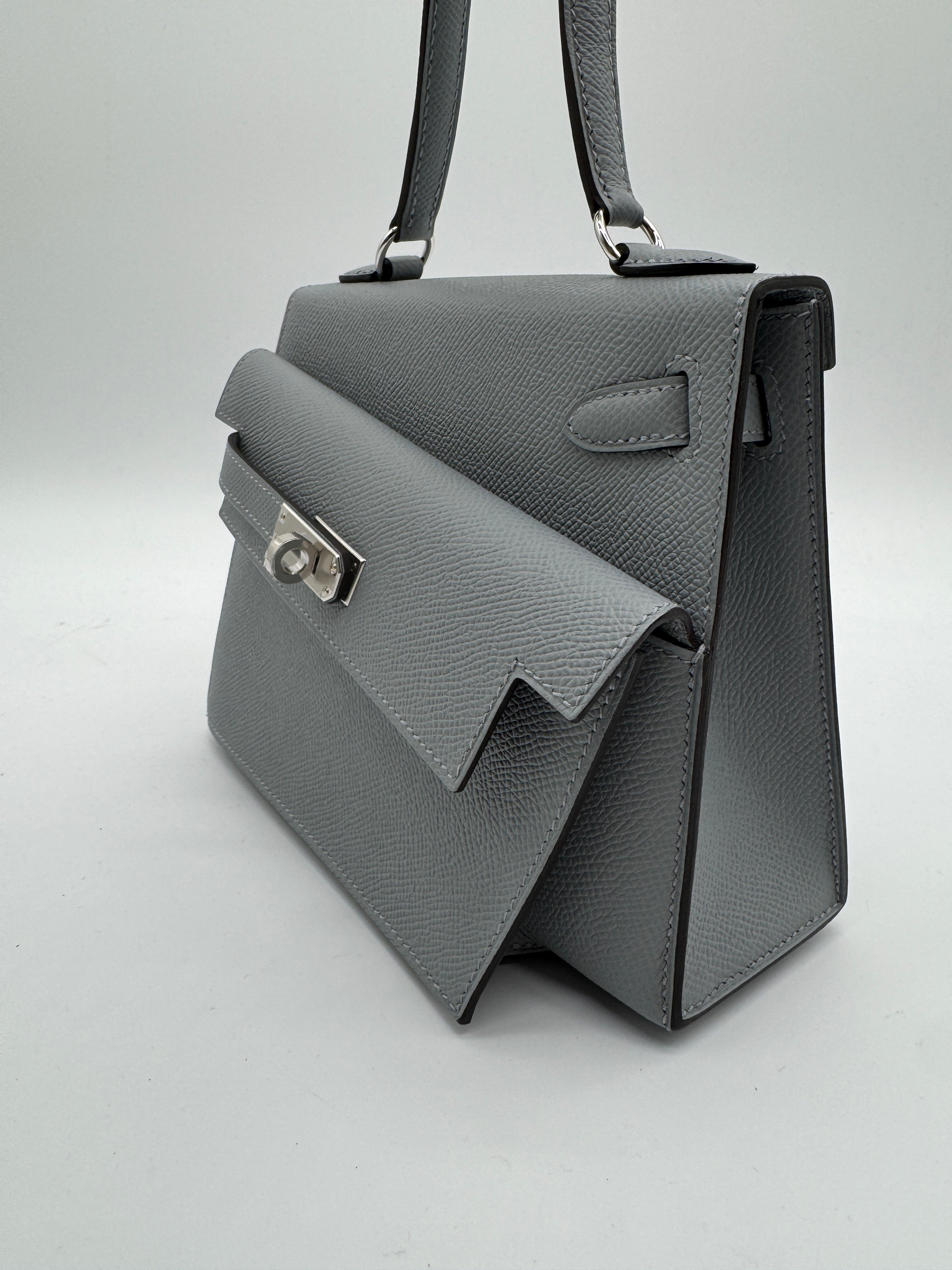 Hermès Kelly Desorde Gris pantine K stamp