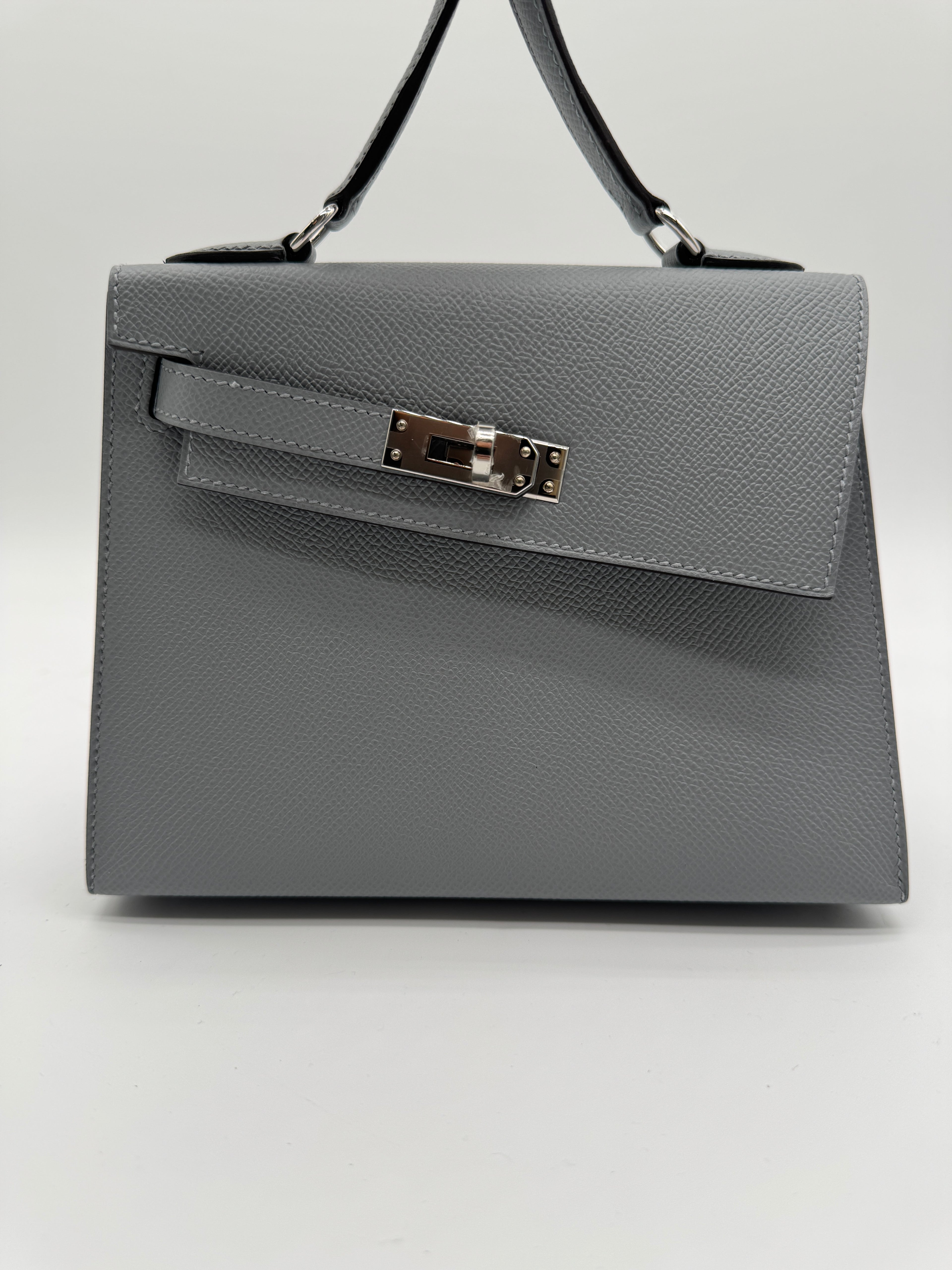 Hermès Kelly Desorde Gris pantine K stamp