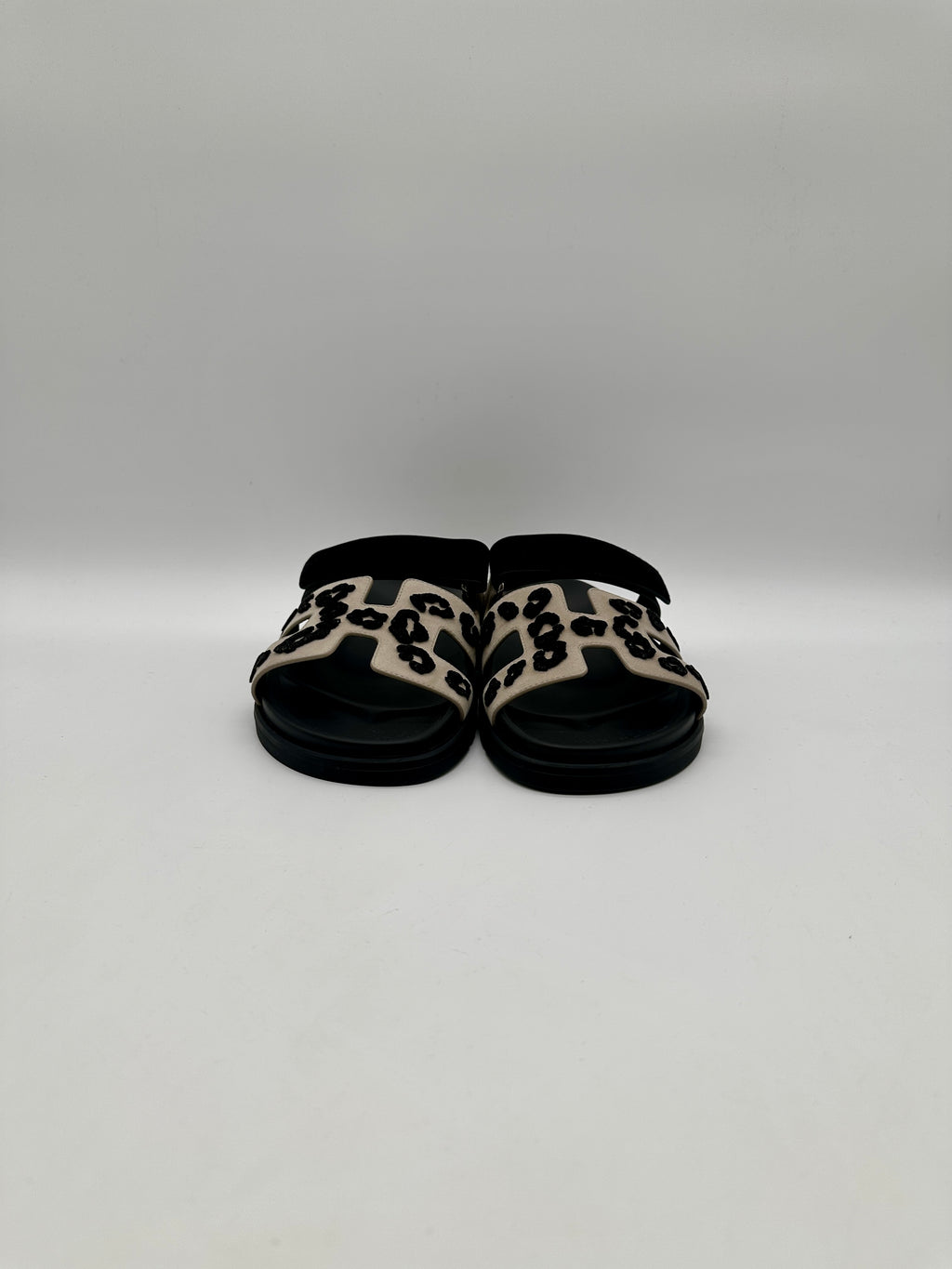 Hermès Chypre Sandal Beige Esquisse/Noir