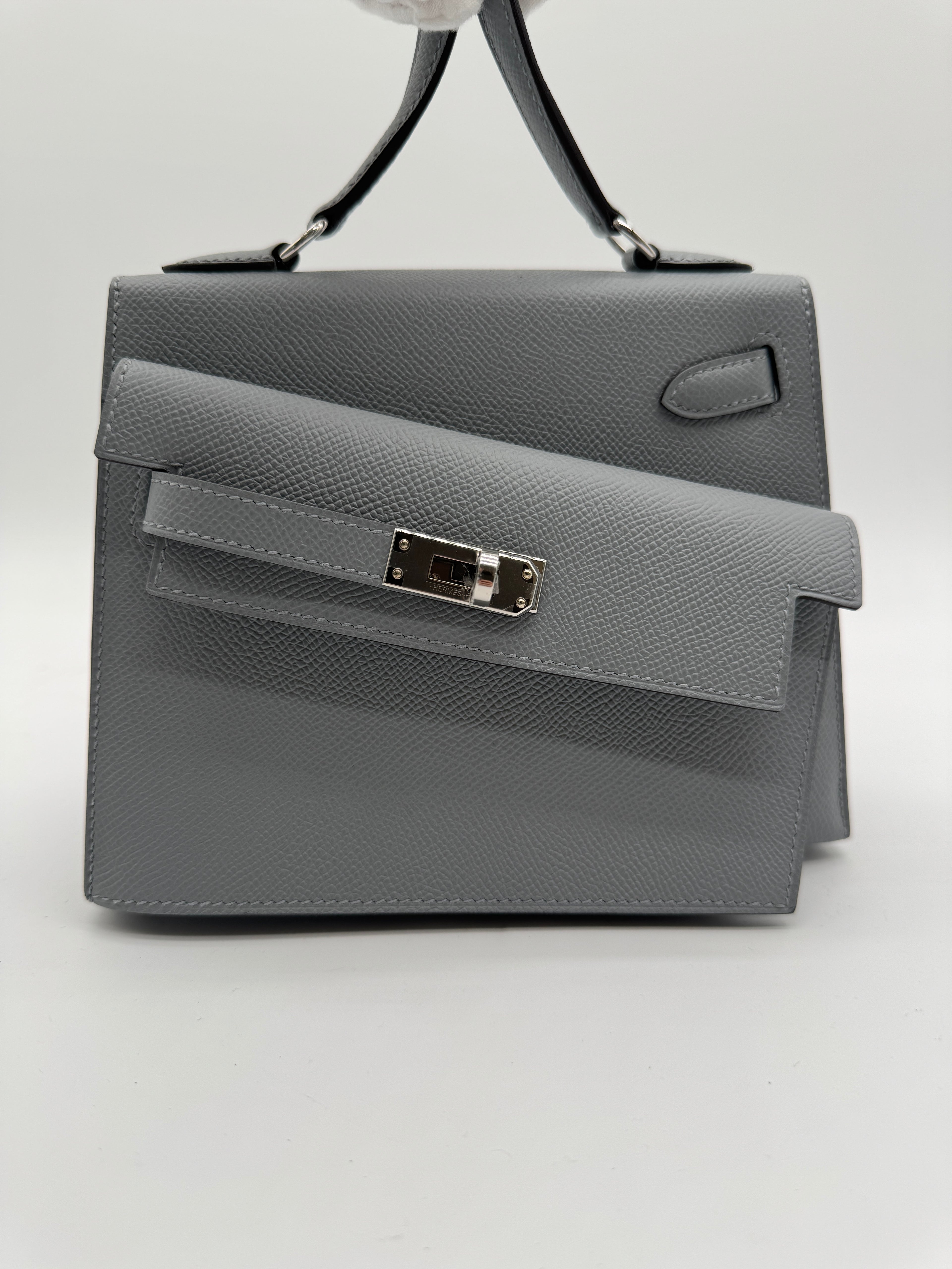Hermès Kelly Desorde Gris pantine K stamp