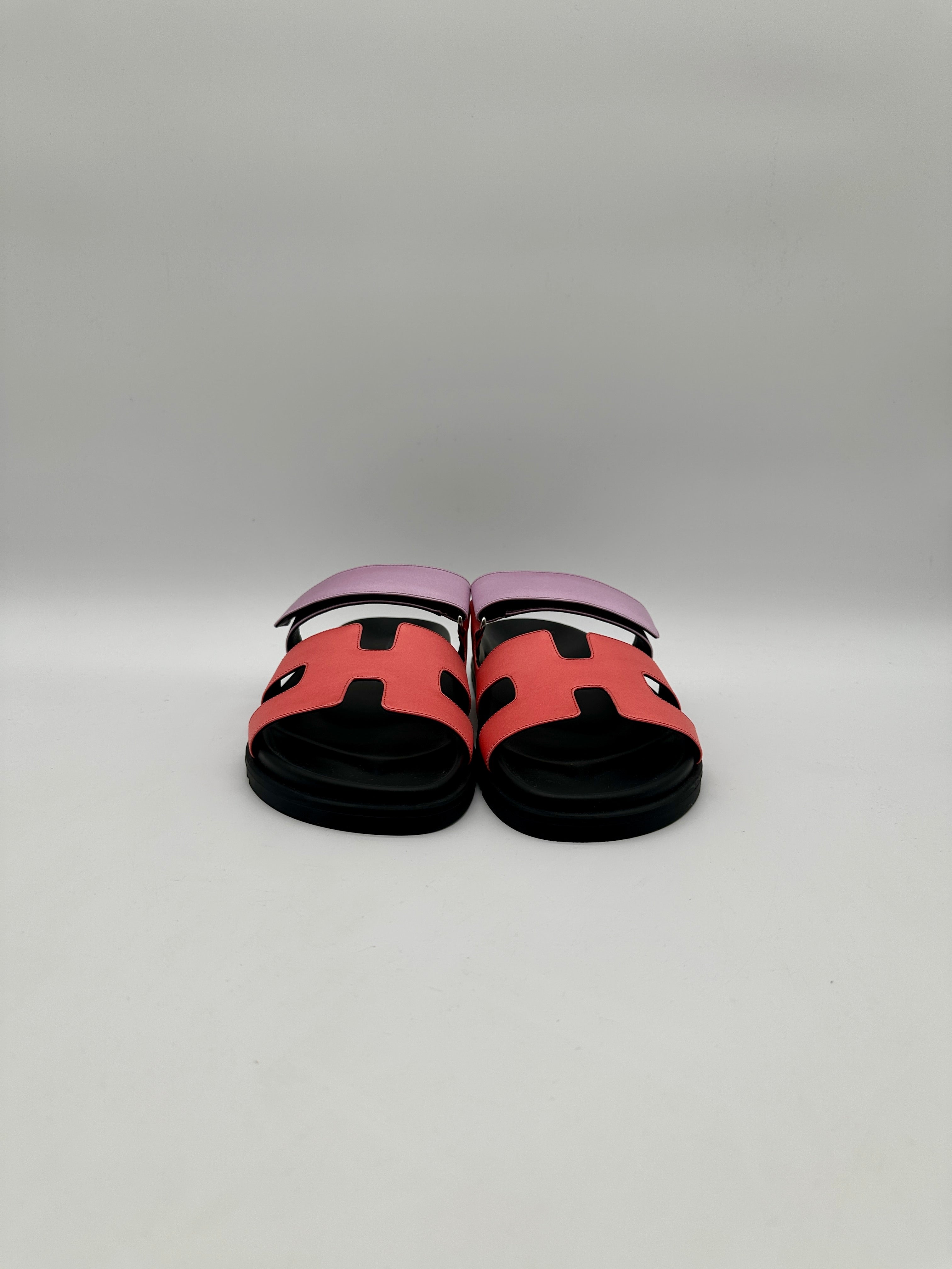 Hermès Chypre Sandal Rose pêche/violet pétale