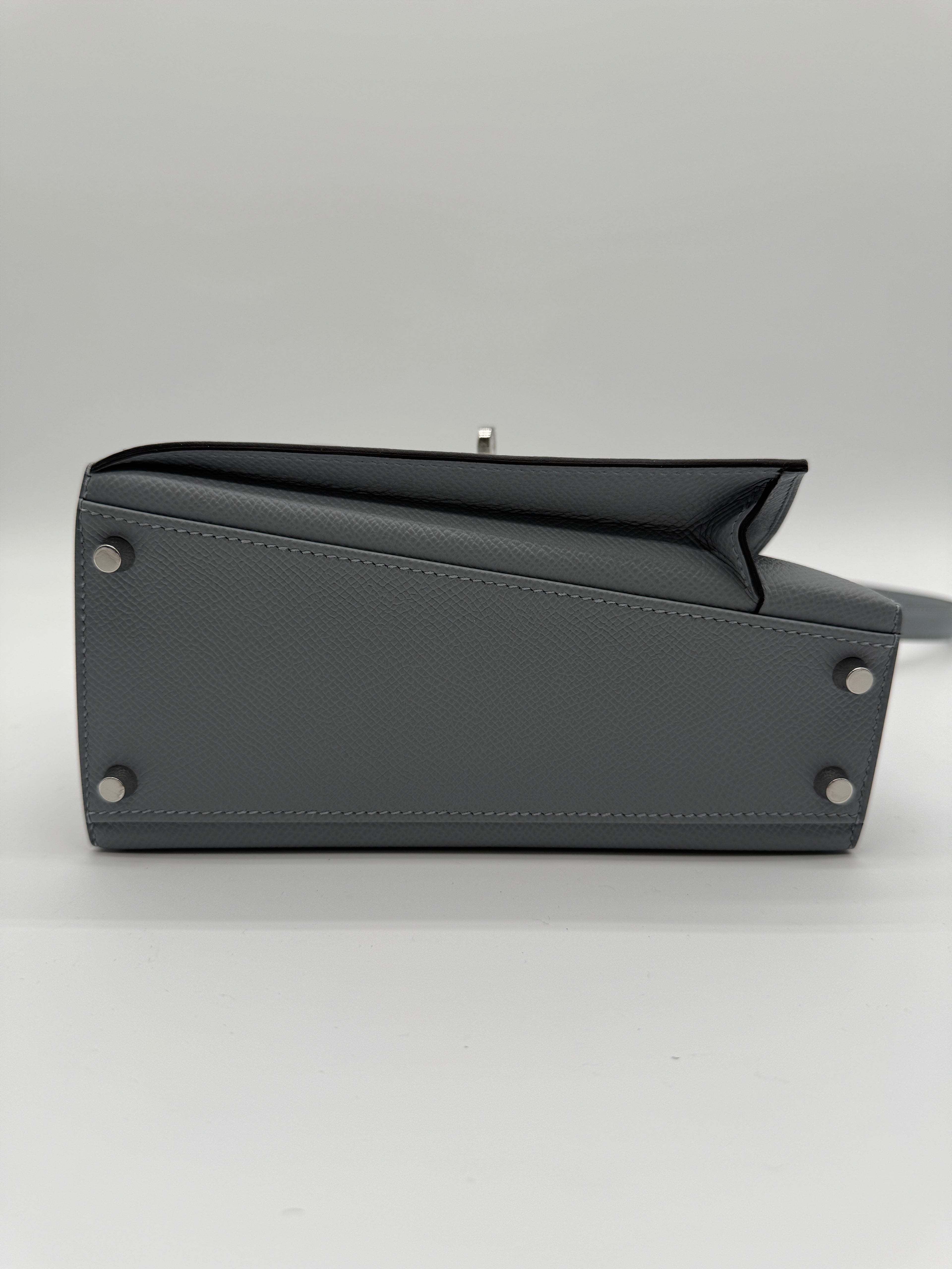 Hermès Kelly Desorde Gris pantine K stamp