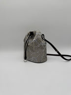 Hermès Lassoie Hermès bag Silk - Swift Gris Perle - Moka Palladium Hardware