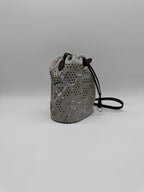 Hermès Lassoie Hermès bag Silk - Swift Gris Perle - Moka Palladium Hardware