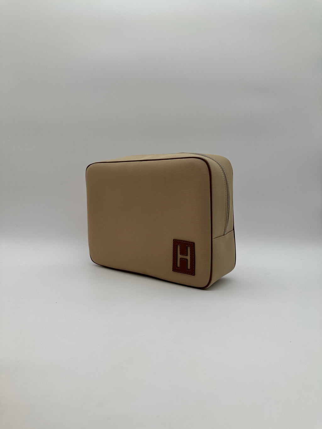 Hermès Trousse Chapitre GM Naturel