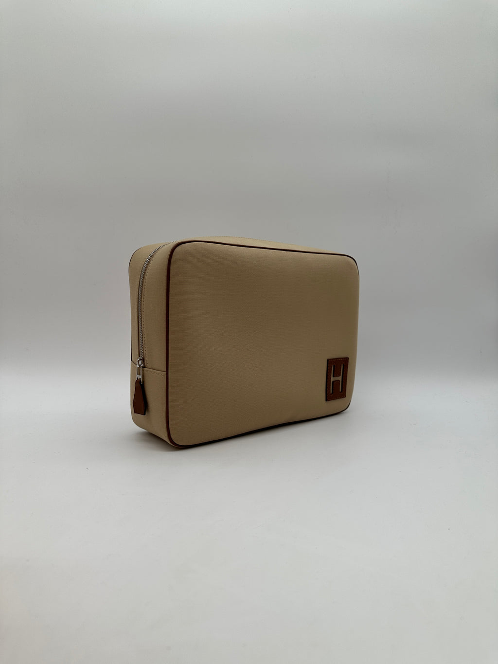 Hermès Trousse Chapitre GM Naturel