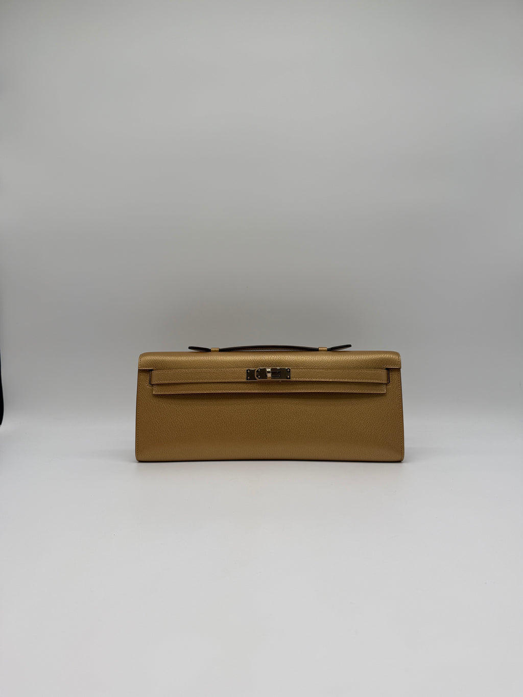 Hermès Kelly Cut Chamkilight Dore Chevre Permabrass Hardware