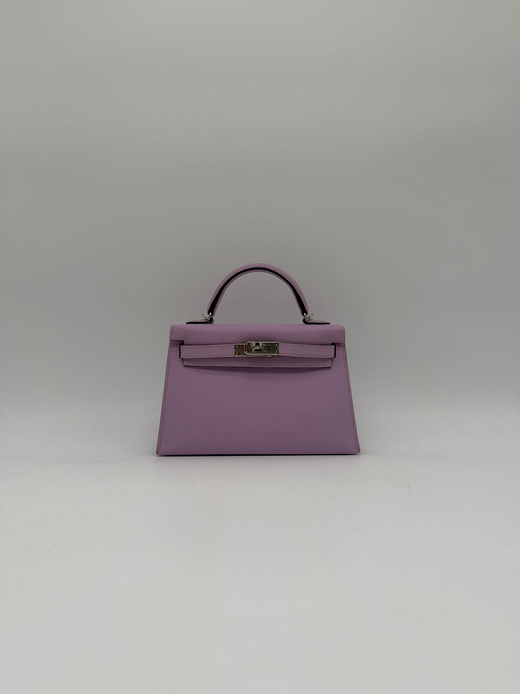 Hermès Mini Kelly Gui Mauve Palladium Hardware