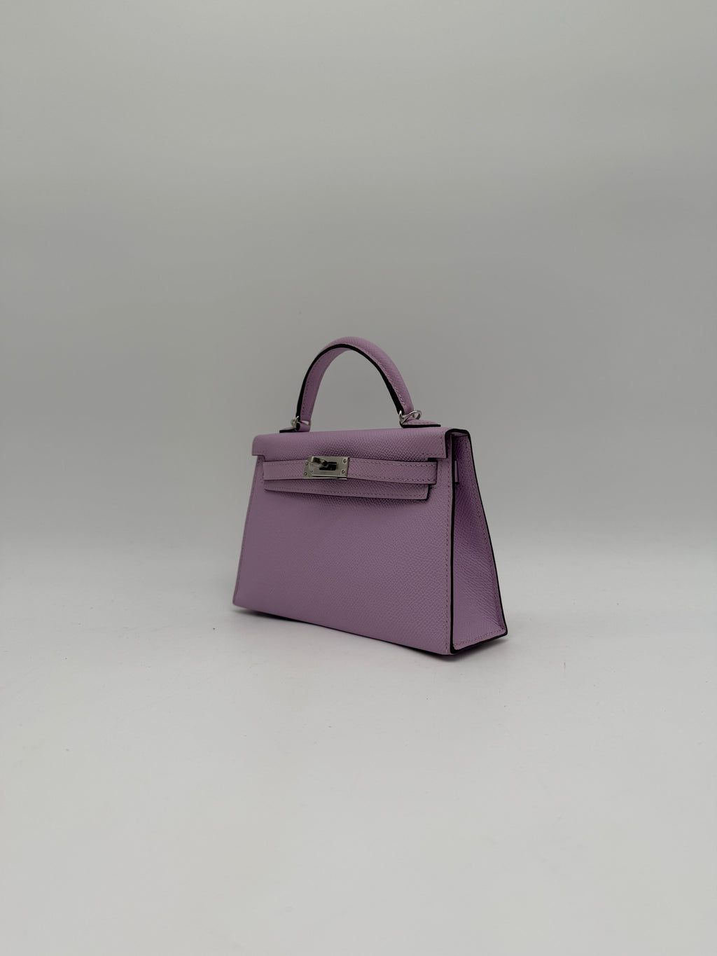 Hermès Mini Kelly Gui Mauve Palladium Hardware