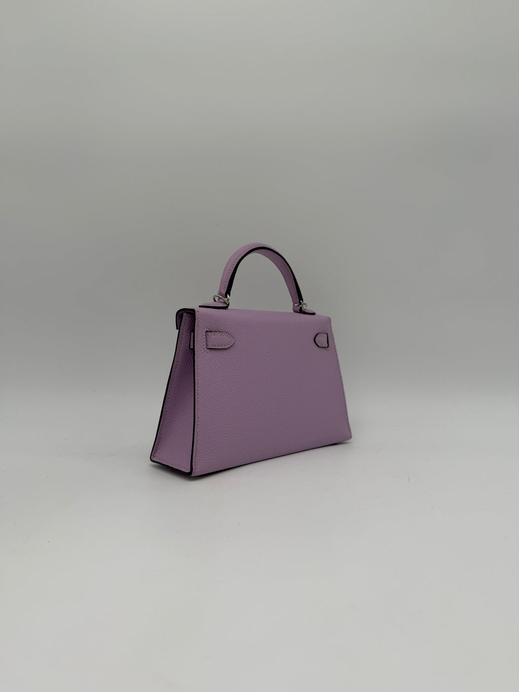 Hermès Mini Kelly Gui Mauve Palladium Hardware