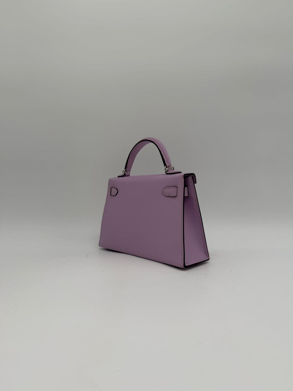 Hermès Mini Kelly Gui Mauve Palladium Hardware