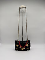 Chanel Coco Beach 2026 Mini Flapbag Black Mesh & Gold Tone Metal