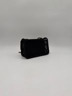 Chanel Coco Beach 2026 Mini Flapbag Black Mesh & Gold Tone Metal